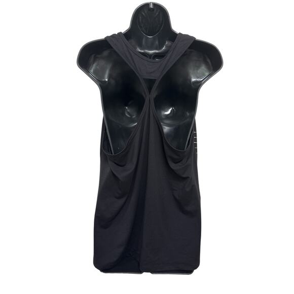 Champion Black XL Racerback Tank Top – Crisscross Graphic-Lightweight Activewear - Picture 3 of 7